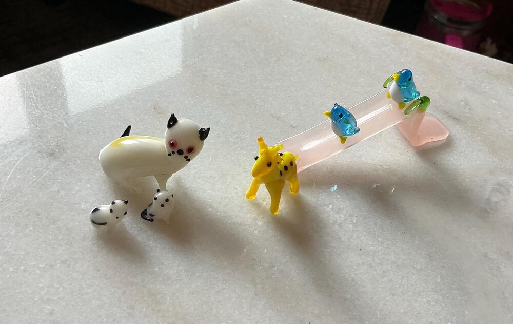 Murano Glass Miniatures-Set of 5